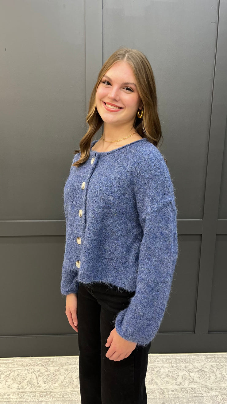 The Luna Blue Cardigan