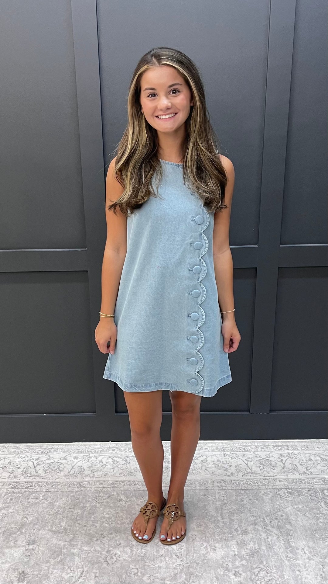 The Monroe Denim Dress – The Uptown Girl Boutique