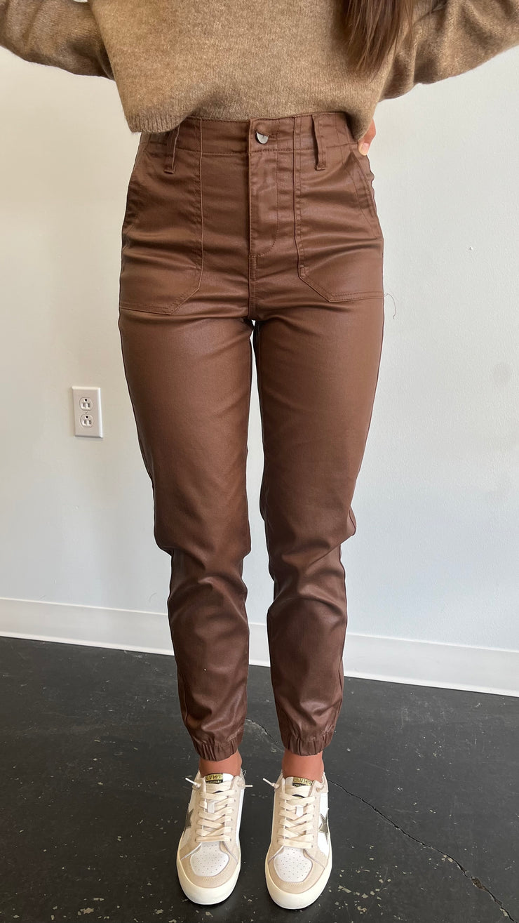 Tessa Coated Joggers