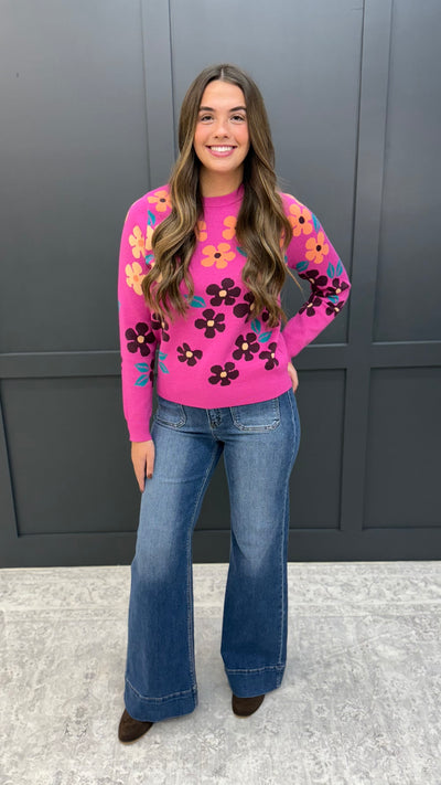 The Floral Frenzy Sweater