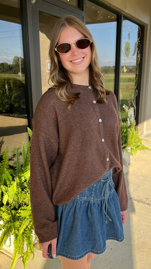 The Chestnut Charm Cardigan