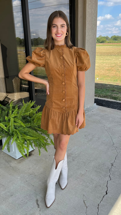 The Camel Crush Dress
