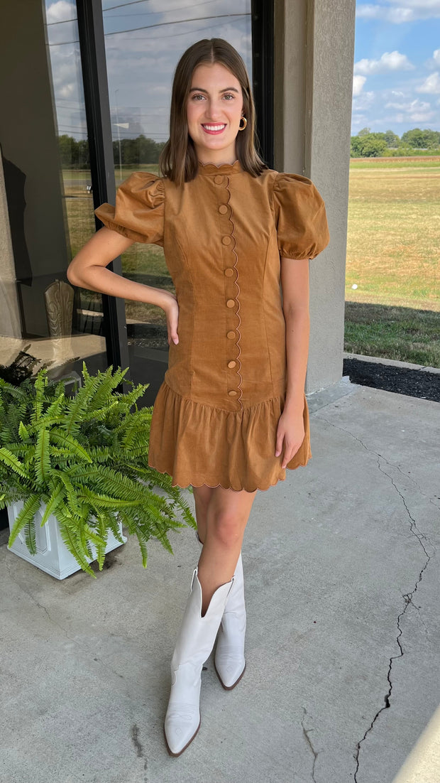 The Camel Crush Dress
