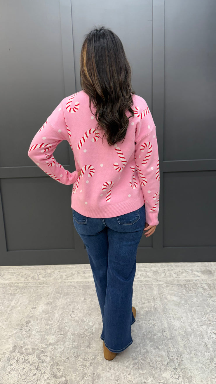 Candy Cane Lane Sweater