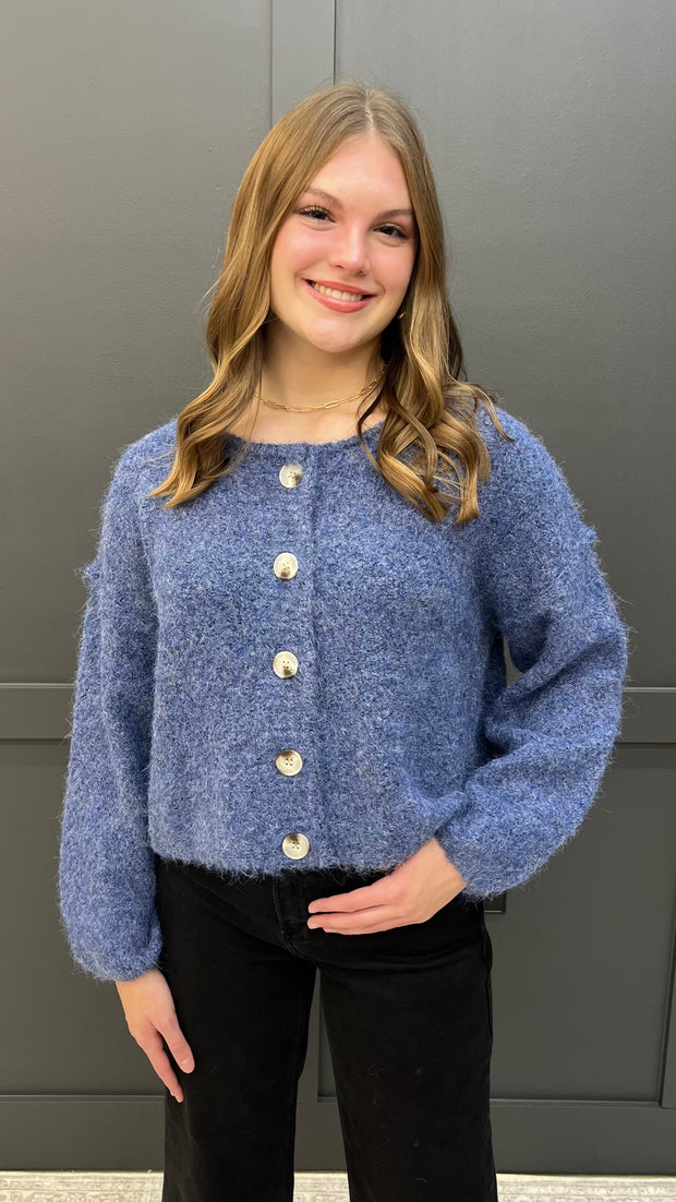The Luna Blue Cardigan