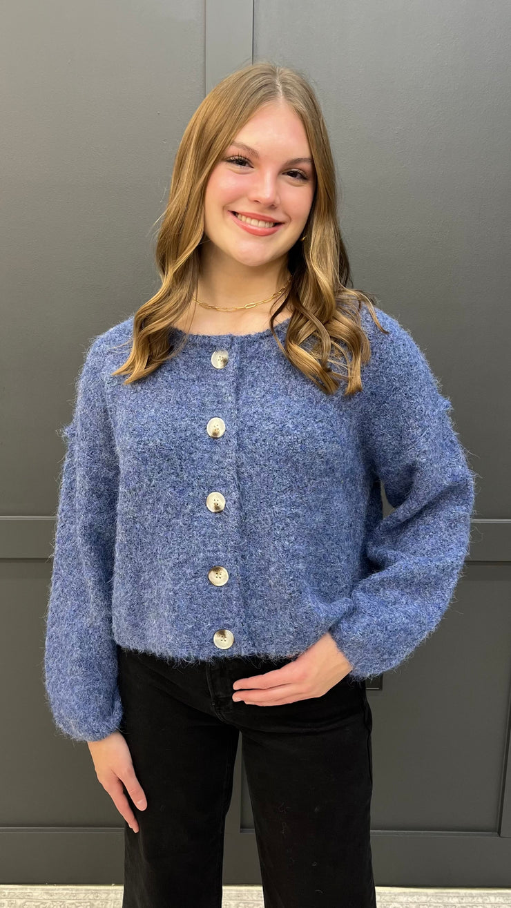 The Luna Blue Cardigan