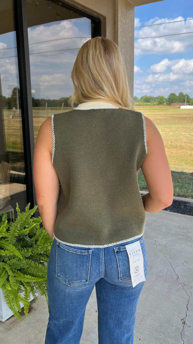 The Olive Charm Top