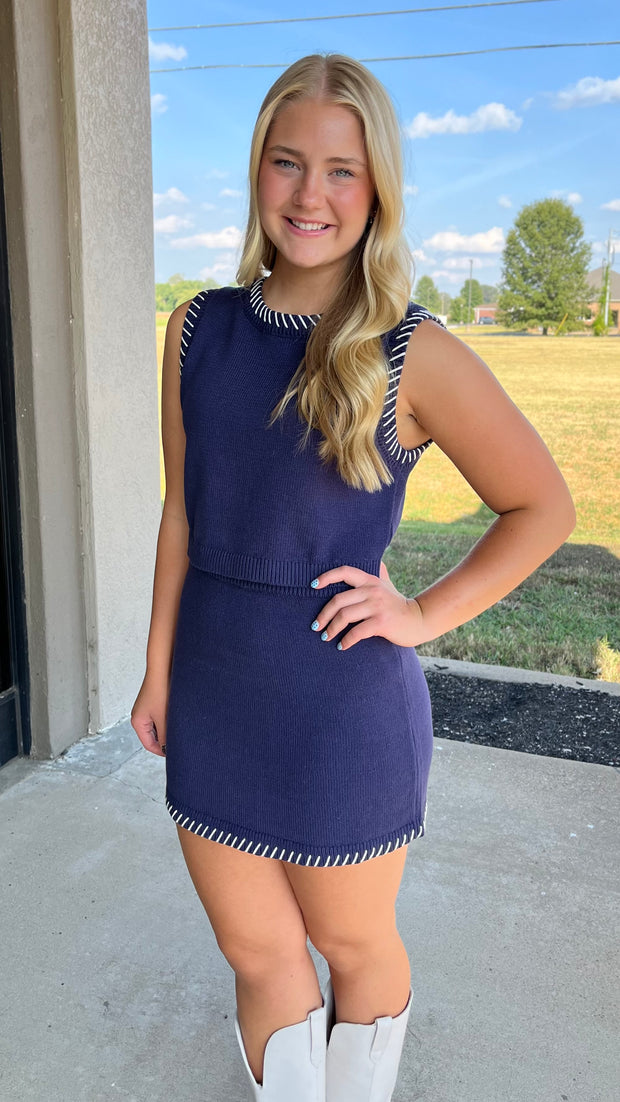 Varsity Navy Set