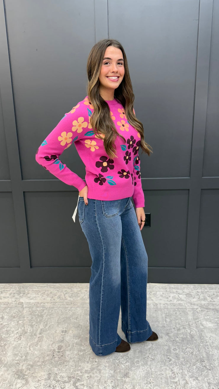 The Floral Frenzy Sweater