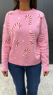 Candy Cane Lane Sweater