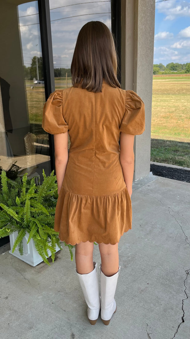 The Camel Crush Dress