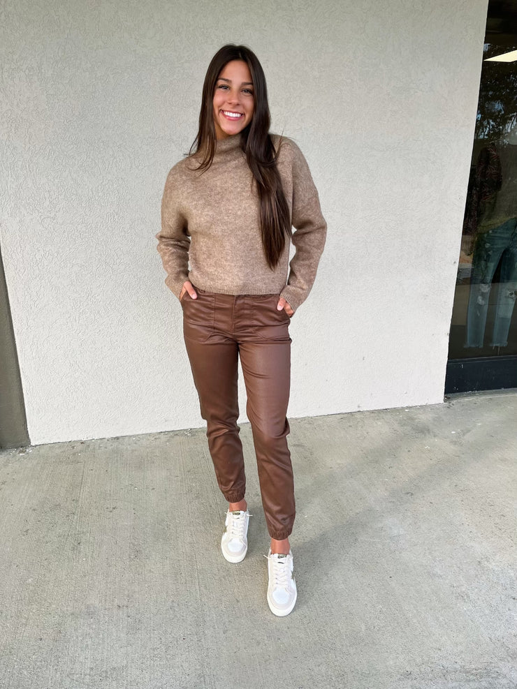 Tessa Coated Joggers