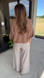 Chasing You Top - Brown