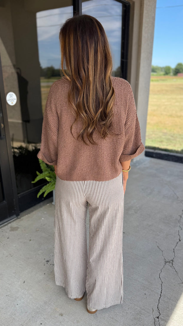 Chasing You Top - Brown