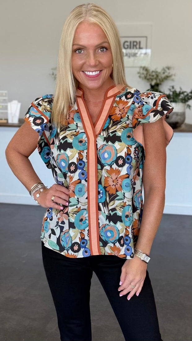 Autumn Bloom Top