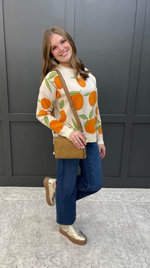 The Orange You Happy Sweater